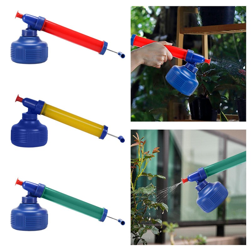 Push Pull Бутилка за пръскане 350 ml Селскостопански инструмент Многофункционален ръчен инструмент за поливане за градинарство на трева Домашно бонсай растение