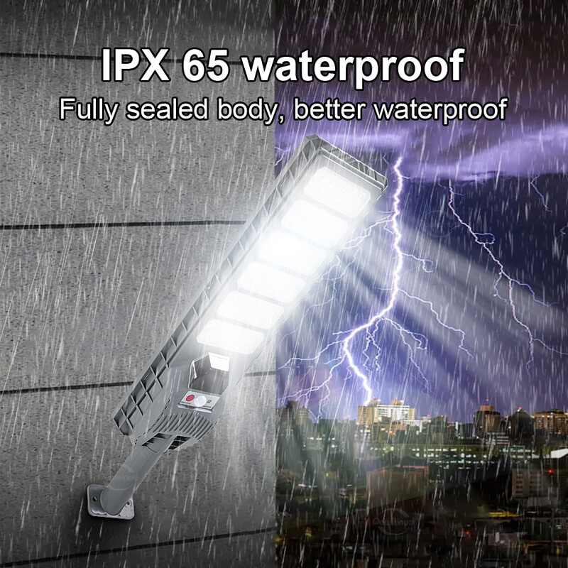 20000LM 600W Мощни външни слънчеви светлини Сензор за движение Соларна лампа Външна водоустойчива IP65 соларна прожекторна лампа Улична дворна лампа