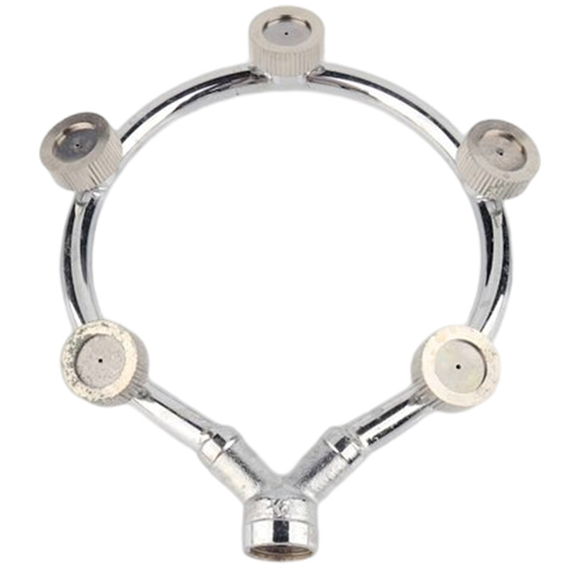 Кръгла пулверизираща дюза от неръждаема стомана, многоглава пръстеновидна спринклерна глава за напояване TB Разпродажба