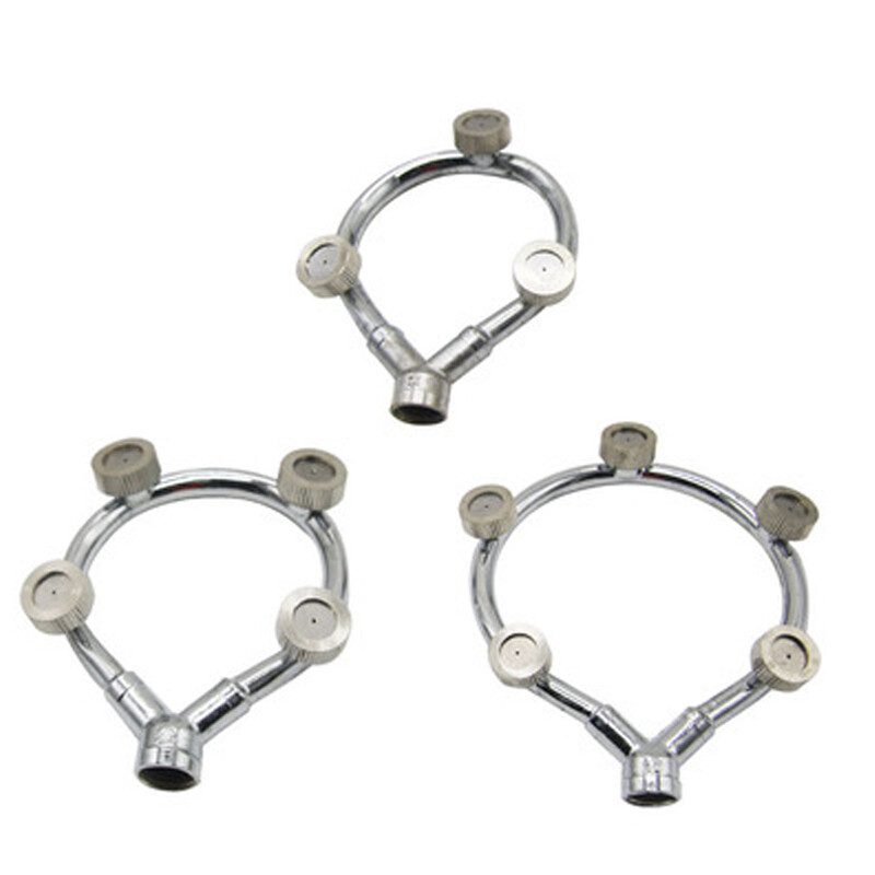 Кръгла пулверизираща дюза от неръждаема стомана, многоглава пръстеновидна спринклерна глава за напояване TB Разпродажба