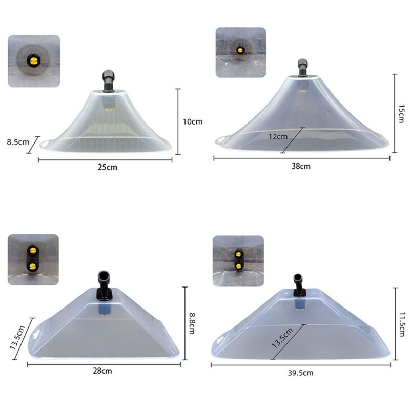 Селскостопанска ветроустойчива дюза Мощност Вентилаторна дюза за пръскане Електрическа глава за пръскане на пестициди и хербициди Консумативи за градинско напояване