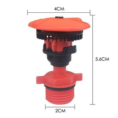 1/2"-os forgó vízpermetező mezőgazdasági locsoló füves kerti öntözőfúvóka 1/2" (4 pont) apa menetes csatlakozó 550 l/h