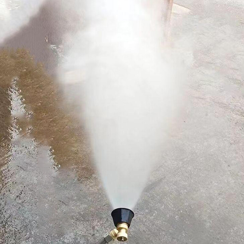 Селскостопанска въздушна вихрова пръскаща дюза с високо налягане Регулируема дюза за изпускане на вода за пръскане за цветна трева и градинарство