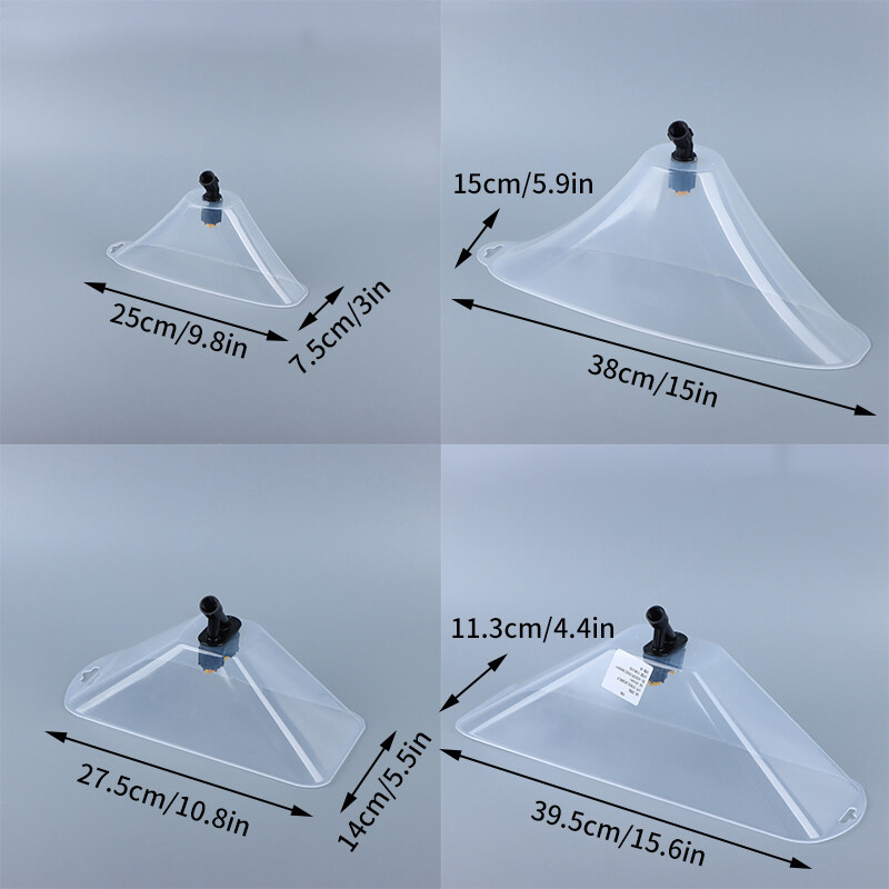Ветроустойчива дюза Селскостопанска електрическа дюза за пръскачка Вентилаторна дюза за пръскане Защита от вятър Селскостопанска градина Консумативи за напояване