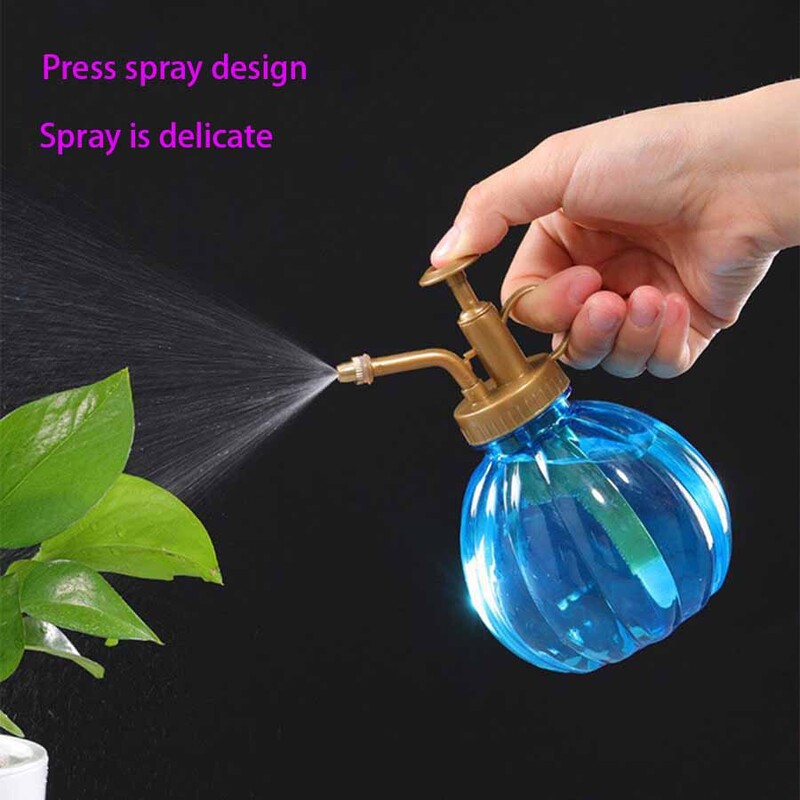 Лейка Ретро тиква Ръчна преса Лейка Пръскалка за цветя Сукулентни растения Градински инструменти Мини лейка 1 бр.