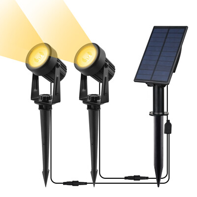 3000K/6000K napelemes LED-es lámpa kültéri napelemes spotlámpa napelemes kerti lámpa kültéri IP65 vízálló napelemes elektromos fali lámpa