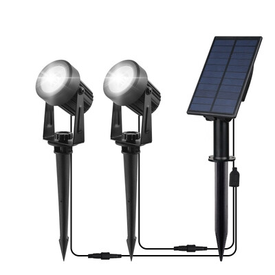 3000K/6000K napelemes LED-es lámpa kültéri napelemes spotlámpa napelemes kerti lámpa kültéri IP65 vízálló napelemes elektromos fali lámpa