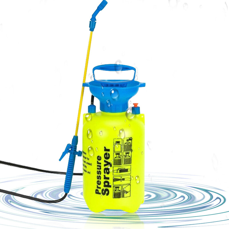 5L градинска пръскачка под налягане Водна помпа Пръскачка под налягане 2 режима на пръскане Бутилка със спрей за растения Регулируема каишка за тревна градина