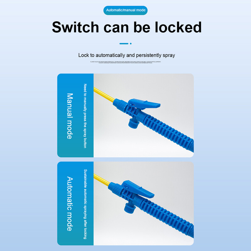 5L градинска пръскачка под налягане Водна помпа Пръскачка под налягане 2 режима на пръскане Бутилка със спрей за растения Регулируема каишка за тревна градина