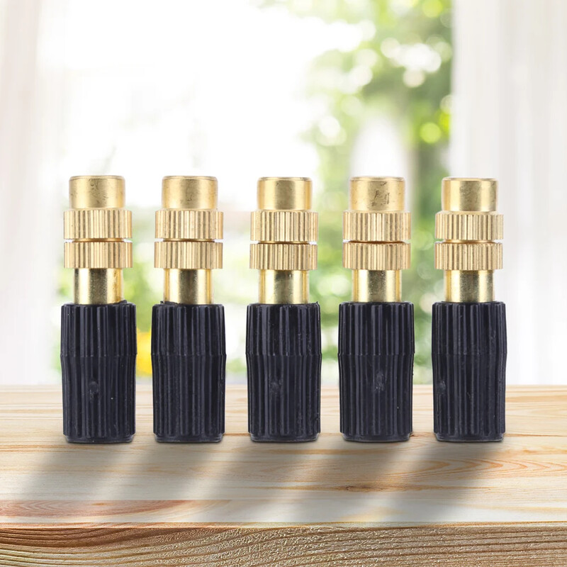 50-5 бр. Дюзи за разпръскване на открито, градинско напояване, напояване, пулверизатор, регулируеми градински микроразпръсквачи 4/7 тръба за коса