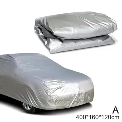 A Four Seasons Fit Full Car Cover vízálló porálló PE filmbevonat alumínium védő napernyő UV sugárzást tükröző autó burkolat