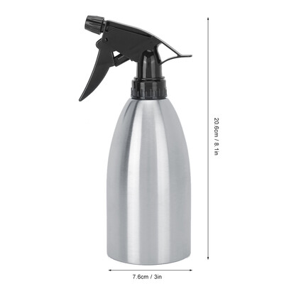 500 ml-es öntözőpalack rozsdamentes acél kertészeti konyhai öntözőpalack állítható fúvóka otthoni használatra
