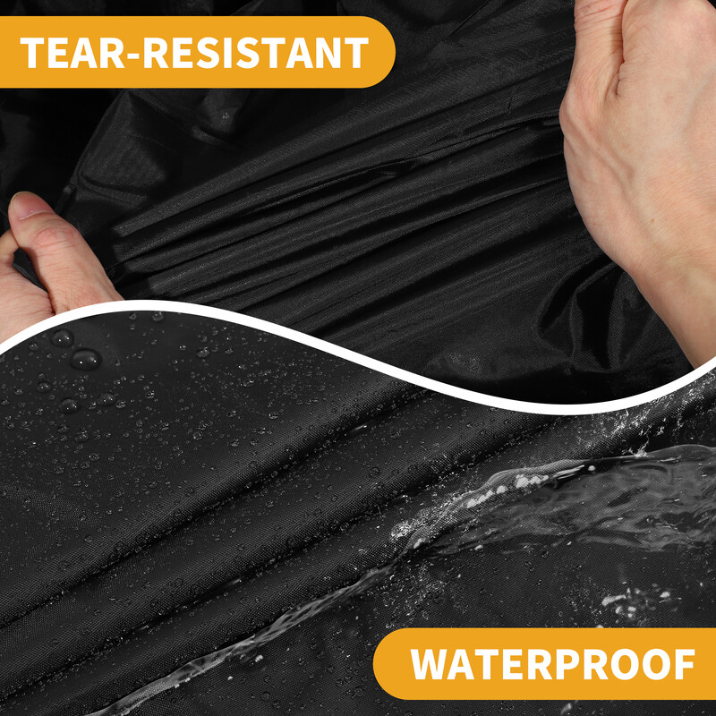 UXCELL Автомобилен капак Водоустойчив 210D-PU за Седан Хечбек SUV Универсален Автоматичен Протектор за всякакви метеорологични условия на открито Слънце Дъжд Сняг Защита от прах