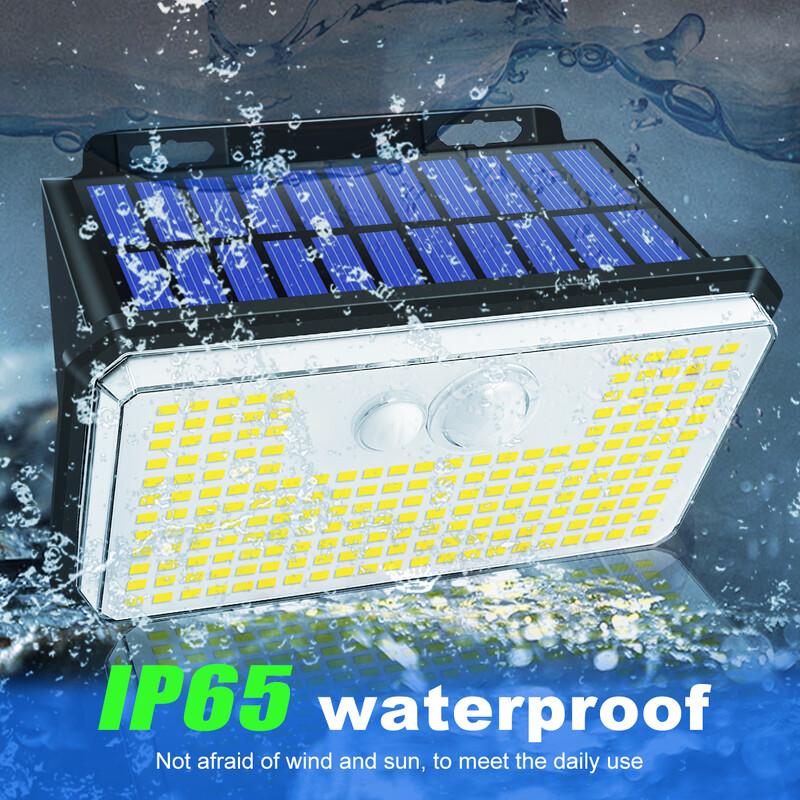 2 paketa 197led svjetla sa senzorom solarnog kretanja za vanjske prostore 3 načina rada IP65 vodootporna bežična solarna svjetiljka za stepenice dvorište vrtna ograda zid