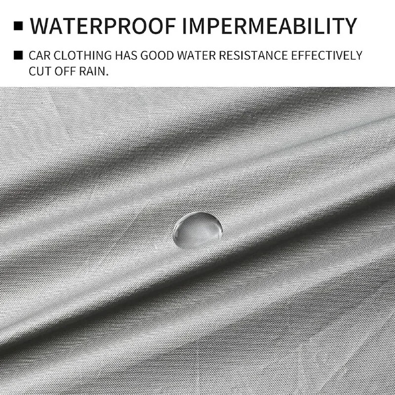 Универсално пълно покривало за кола, преносимо външно водоустойчиво UV защита, устойчиво на надраскване, автомобилно облекло, аксесоар за автомобилно покритие за прах