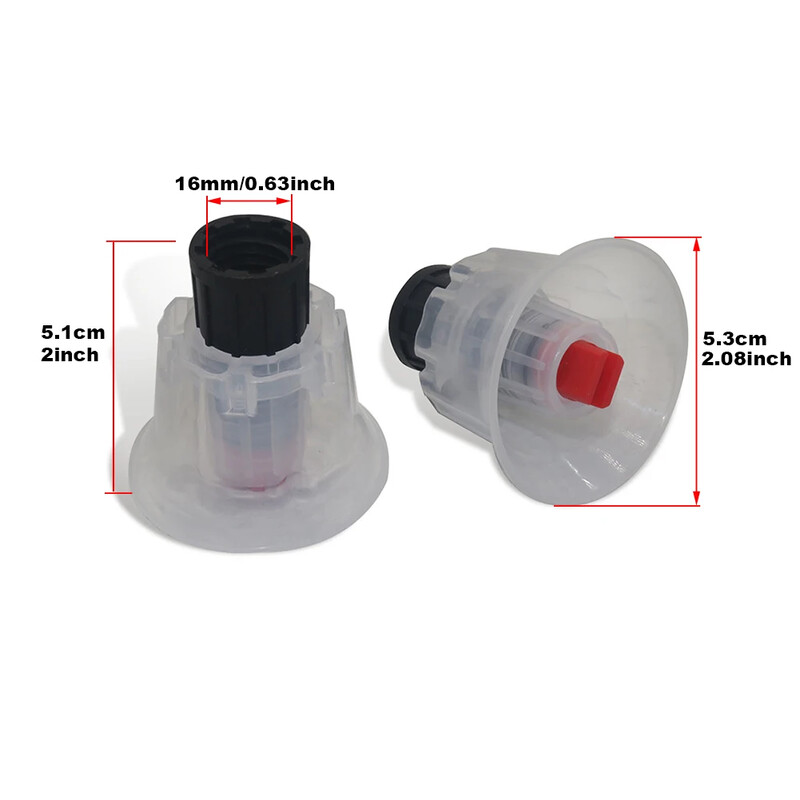 Дюза за пръскане от пяна за автомивка Резба за пръскачка за автомивка 16 мм Дюза за воден пистолет за автомивка Накрайник за градинско напояване, подходящ за домашен гар