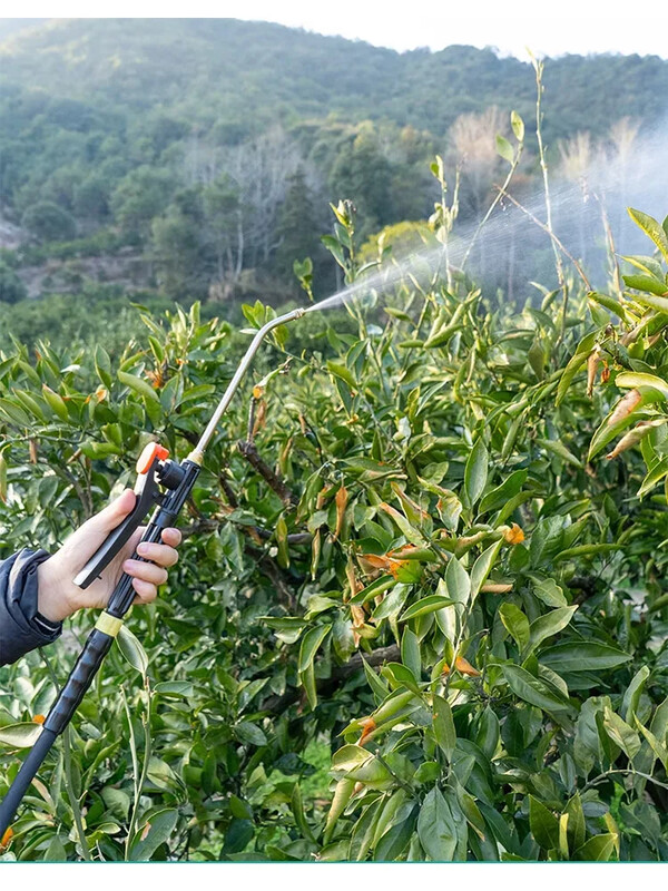 Ръчна дръжка за пръскачка Превключвател за задействане с ключалка Меден конектор за електрическо пръскане Аксесоари за градинска пръскачка на открито