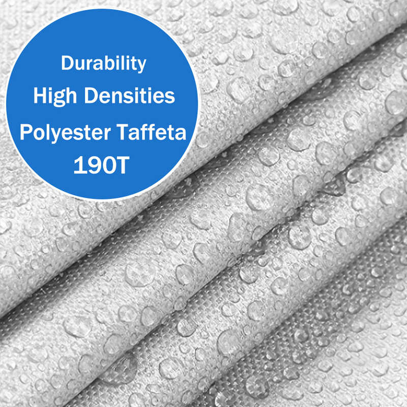 Нов 190T автомобилен капак Външна защита Пълна външна снежна покривка Сенник Прахоустойчив защитен капак Универсален за хечбек седан