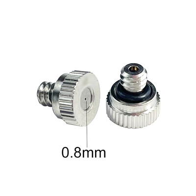 10 db ködfúvóka rozsdamentes acél ködfej spray 0,1-0,8 MM nyílás 10/24 UNC menet kerti párásításhoz kültéri hűtéshez