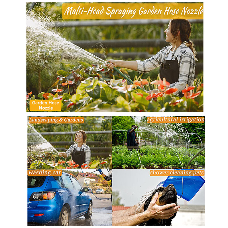 Purškimo purkštukai Žemės ūkis Sodas Vejos purkštuvas Ūkio Daržovių drėkinimas Namams Reguliuojamas didelio srauto laistymo priedas