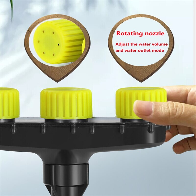 Purškimo purkštukai Žemės ūkis Sodas Vejos purkštuvas Ūkio Daržovių drėkinimas Namams Reguliuojamas didelio srauto laistymo priedas