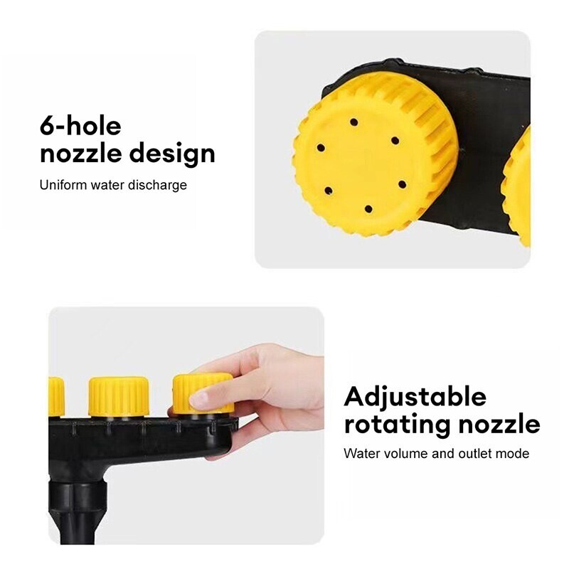 Purškimo purkštukai Žemės ūkis Sodas Vejos purkštuvas Ūkio Daržovių drėkinimas Namams Reguliuojamas didelio srauto laistymo priedas