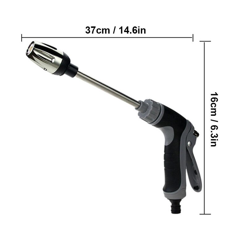 Galingas aukšto slėgio ploviklis kiekvienai sodo žarnai, turbowasher Power Blaster Plus slėginis ploviklis Long Strypo automobilių plovimo pistoletas ﻿