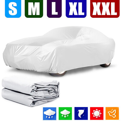 S-XXL Car Tarpaulin Automotive αντηλιακό κάλυμμα αδιάβροχο αδιάβροχο Hatchback κάλυμμα μουσαμά για το χειμώνα Προστατευτικό κάλυμμα αυτοκινήτου