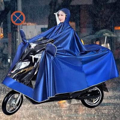 Universal Motorbike Rain Shield Αδιάβροχο κάλυμμα με κουκούλα Ακρωτήριο Durable Bicycle E Scooter Wet Weather Gear Εξωτερικό κάλυμμα βροχοπτώσεων