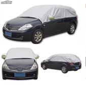 Univerzális Half Cars Cover Sun UV Snow Por Esőálló Tartós Huzatok Autó Huzat Vízálló Autó Napvédő Huzat Autóápoláshoz