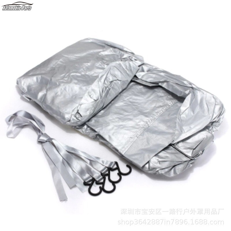 Универсален калъф за половин коли Слънце UV UV Сняг Прах Устойчиви на дъжд Издръжливи калъфи Калъф за кола Водоустойчив калъф за сенник за кола за грижа за автомобила