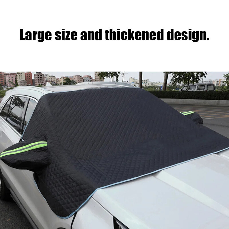 Предпазно покритие за предното стъкло на автомобила Външна защита за предотвратяване на сняг, лед, слънцезащитен сенник, прах, замръзване, замръзване, снежен щит за кола