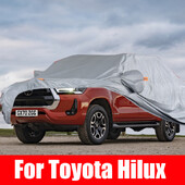 Külső autóburkolat Kültéri védelem Teljes autótakarók hótakaró napernyő vízálló porálló Toyota Hilux tartozékokhoz