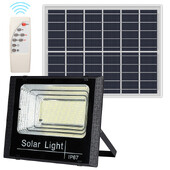 Solar Flood Lights távirányító 50-400W napenergiával működő spotlámpa kültéri vízálló IP67 villa utcai világítás állítható szög