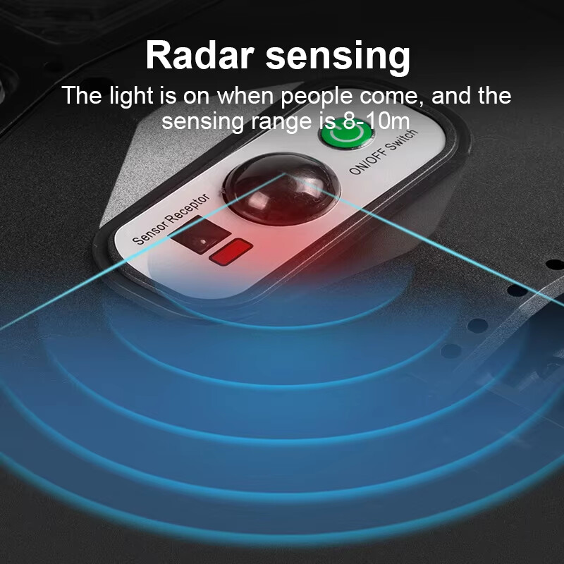 Solarno svjetlo velike snage Led svjetla za vanjska najsnažnija vanjska solarna svjetiljka 3 načina rada Daljinski upravljač Vodootporna vrtna ulična svjetiljka