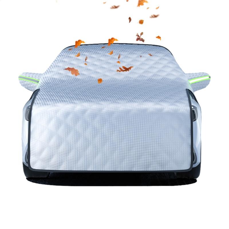 Snježni pokrivač za automobil Produženi snježni pokrivač otporan na sunce Zaštita od smrzavanja otporna na prašinu s reflektirajućom trakom za sva godišnja doba Višenamjenska navlaka