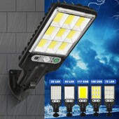 A Wilder új kültéri LED napelemes utcai lámpája emberi test indukciós kerti világítás otthoni világítás távirányítós kis fali lámpa