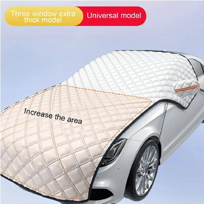 Univerzális autó hótakaró Extra nagy autós szélvédő motorháztető All inclusive védőburkolat Hóálló fagyálló napernyőhuzat