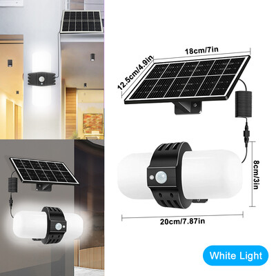 Solar Lights Outdoor Garde 1000LM Solar Security Street Barn Lights Mozgásérzékelő Vízálló LED 3 mód Flood Lights Garage Pat
