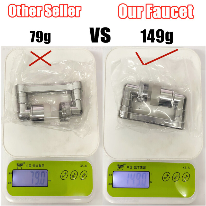 Metalni čelični nastavak za slavinu Perlator Mlaznica za mjehurić crna 1080° univerzalna rotacijska glava raspršivača za slavinu za kuhinjsku slavinu