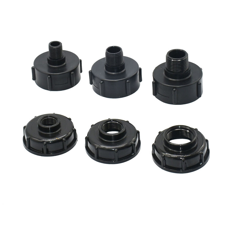 Adapter za IBC spremnik S60 x 1/2" 3/4' 1" 1.5 2" 63/75/80/100 mm Navojni konektor Ton Barrel Connect 1000 litara IBC spremnika