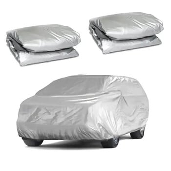 Universal Protection Κάλυμμα αυτοκινήτου Εξωτερικό Auto Sun Dust Cover Rain Snow Covers Sedan SUV Full Covers Protector Αξεσουάρ αυτοκινήτου