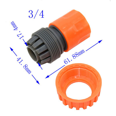 Σύνδεση 3/4"1/2" 1" ιντσών Garden Water Connector Γρήγορη σύνδεση άρδευσης για διάμετρο 20mm Εύκαμπτος σωλήνας νερού Σύνδεση στον σύνδεσμο ψεκασμού