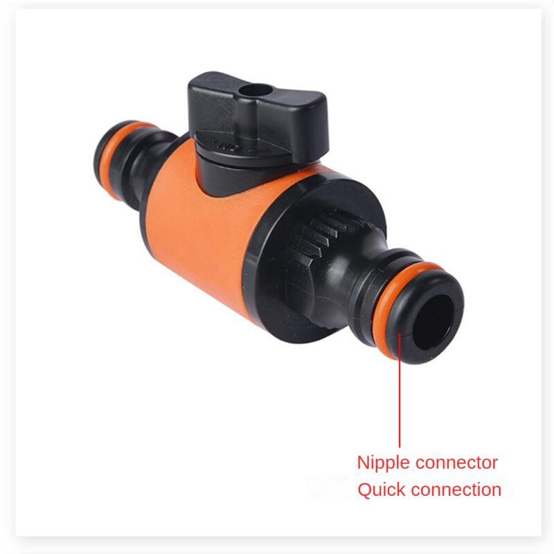 1PC/2PCS 16MM Jednako vrtno crijevo Zaporni ventil Priključak Plastična cijev Adapter slavine Brzi spoj za zalijevanje Navodnjavanje Autopraonica