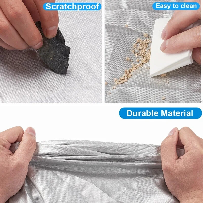 Prekrivači za automobile 190T Vodootporni za Jeep Wrangler 2/4 vrata 1987-2019 JK JL YJ TJ Otporan na vjetar, otporan na prašinu, Full Surround Protector Cover