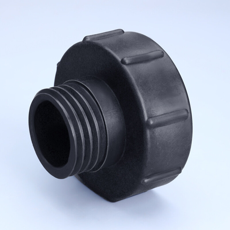 Crni IBC adapter S100x8 za smanjenje S60x6 IBC priključka za spremnik, zamjenski adapter, vrtni priključci za vodu, alati za postavljanje crijeva