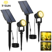 2 ΤΕΜ. Super Bright Solar Spotlight Solar LED Light Outdoor IP65 Waterproof 3000K/6000K Solar Lamp for Garden Decor Solar Light