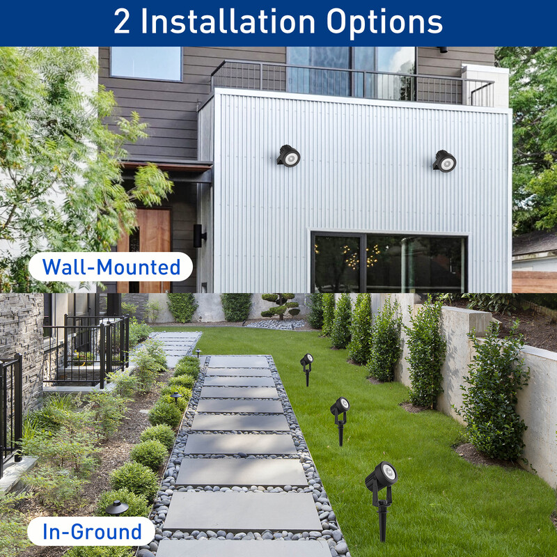 2 KOM Super svijetli solarni reflektor Solarna LED svjetiljka Vanjska IP65 vodootporna 3000K/6000K solarna svjetiljka za uređenje vrta solarna svjetiljka