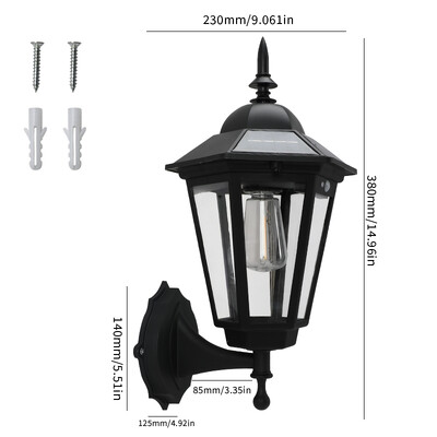 Σειρά ταινιών Led Retro Landscape Solar Pathway Light Λάμπες με νήματα βολφραμίου Εξωτερικός κήπος Οδός Διακοσμητικός ηλιακός κήπος