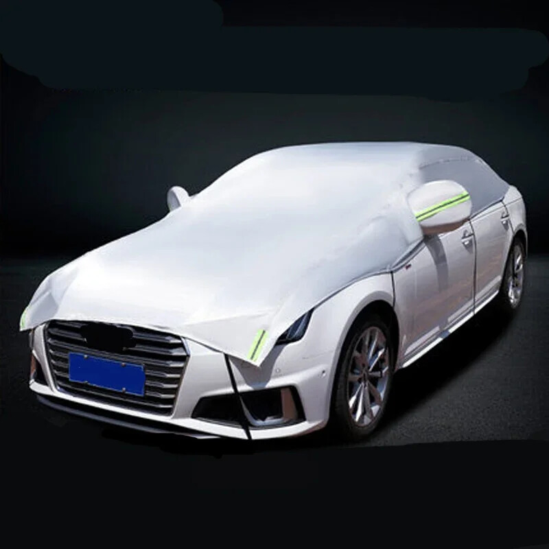 210T Vodootporan Polu-gornji poklopac automobila za limuzinu karavan Hatchback Sunce Kiša Zima Snijeg Prašina Vanjski zaštitnik Krov automobila Poklopci motora